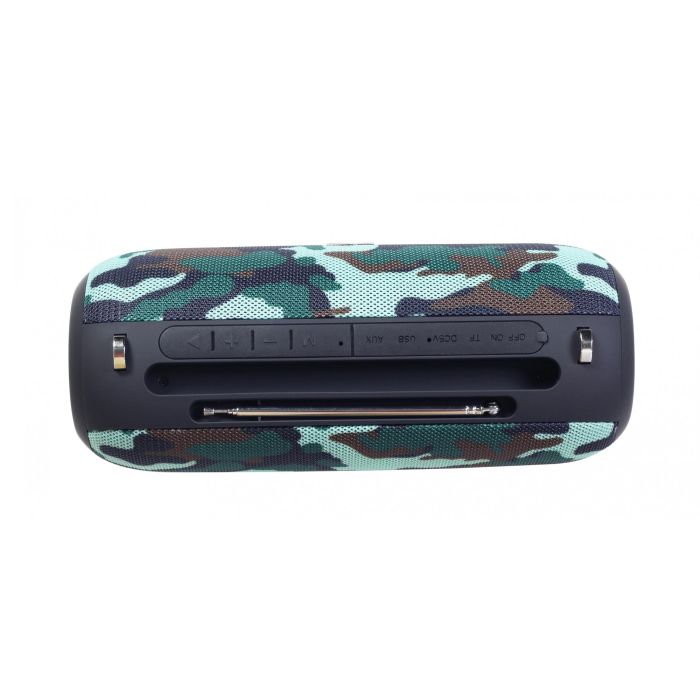 Gembird SPK-BT-17-CM Altavoz Bluetooth Portátil Camuflaje con Radio FM y Antena Integrada 3 Gembird SPK-BT-17-CM Altavoz Bluetooth Portátil Camuflaje con Radio FM y Antena Integrada 3