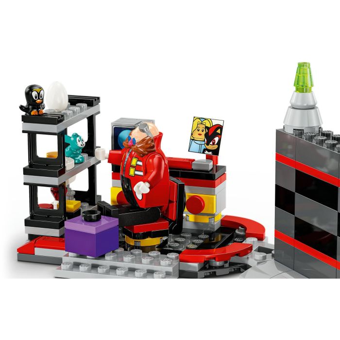 LEGO 76999 Sonic the Hedgehog Super Sonic vs. Egg Drillster, con Shadow y el Dr. Eggman 4