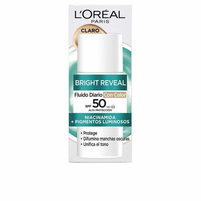 L'Oréal Paris Bright Reveal Niacinamida Fluido Diario Spf50 #Claro 50 mL L'Oréal Paris Bright Reveal Niacinamida Fluido Diario Spf50 #Claro 50 mL
