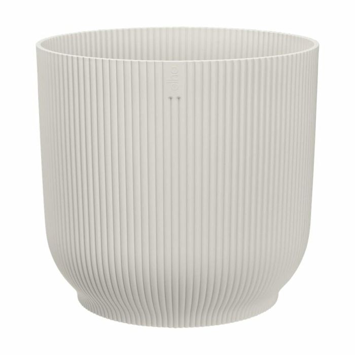 Elho ELH8711904494728 Vibes Fold Macetero Redondo con Ruedas, Interior, Blanco, Ø 35 x H 32 cm, 100% Reciclado 1 Elho ELH8711904494728 Vibes Fold Macetero Redondo con Ruedas, Interior, Blanco, Ø 35 x H 32 cm, 100% Reciclado 1