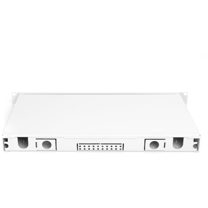 DIGITUS LWL Spleißbox 1HE bestückt 6x LC DX OS2 grau 6