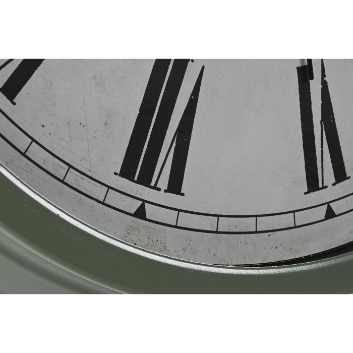 Reloj Pared Cottage DKD Home Decor Verde Menta Negro 9.5 x 70.5 x 70.5 cm (2 Unidades) 2