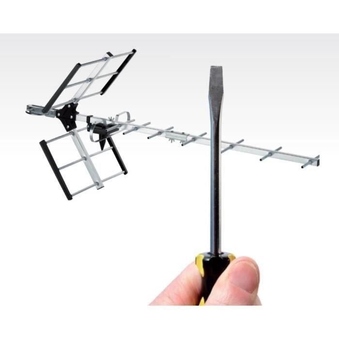 ONE FOR ALL SV9354 - Antena de TV para exteriores Freeview, Full HD, filtro 4G - Gris 3 ONE FOR ALL SV9354 - Antena de TV para exteriores Freeview, Full HD, filtro 4G - Gris 3