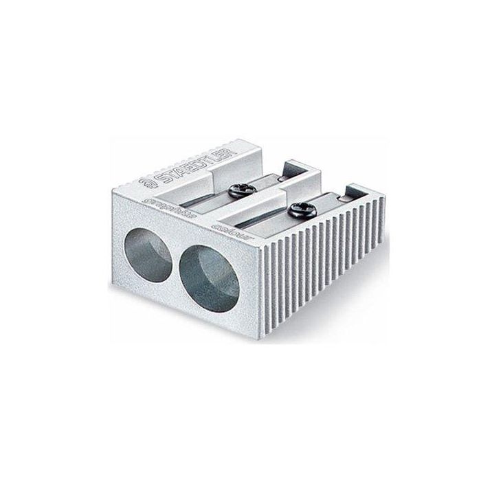 Afilalapiz Metalico Staedtler Cuña 2 Usos (Set de 20)