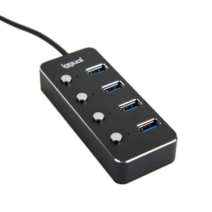 Hub USB iggual IGG318485 2 Hub USB iggual IGG318485 2