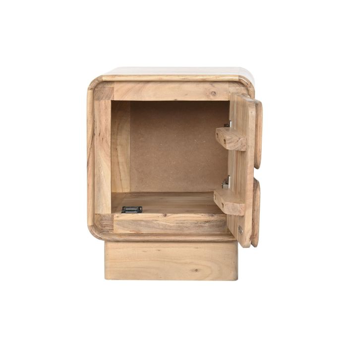 Mesita De Noche Moderno DKD Home Decor Natural 40 x 50 x 40 cm 3 Mesita De Noche Moderno DKD Home Decor Natural 40 x 50 x 40 cm 3