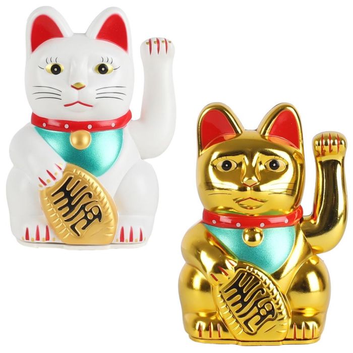 Gato Suerte- Manekineko Mister Gadget altura 13  2