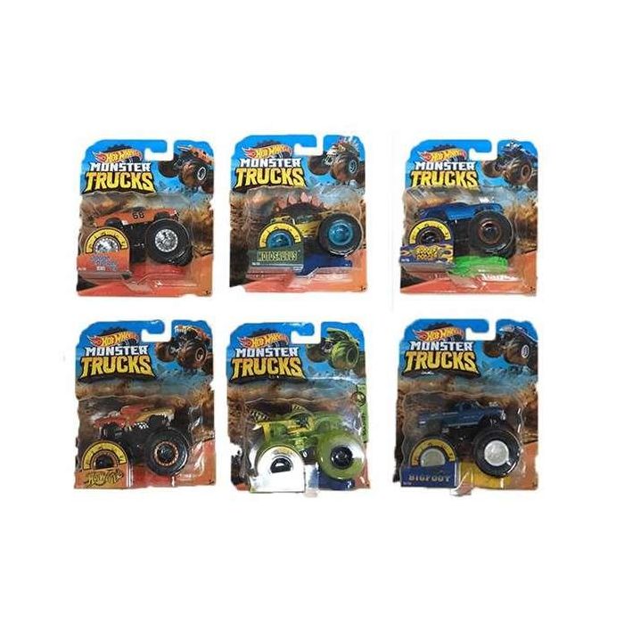 Mattel Coche Básico Monster Trucks Escala 1:64 - Modelos Surtidos