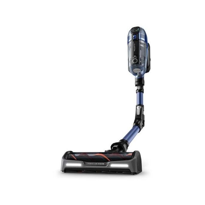 Rowenta RH99C0 X-Force Flex 14.60 Aqua Aspiradora Escoba Sin Cable y Con Función Fregar, negro/azul