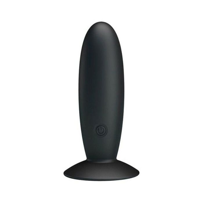 Plug Vibrador Anal Pretty Love Silicona Ventosa Negro 0 Plug Vibrador Anal Pretty Love Silicona Ventosa Negro 0