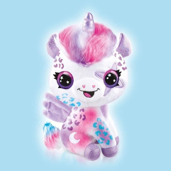 Peluche Unicornio con Aerógrafo que Brilla en la Oscuridad para Personalizar - Peluche Spray Art con Rotuladores y Plantillas - OFG 274 - Canal Toys 3