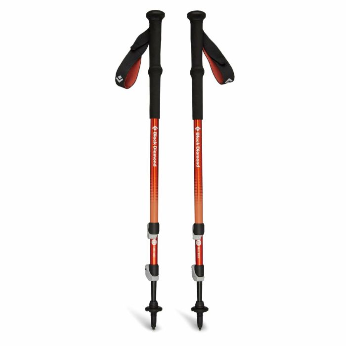Bastón Trekking Black Diamond BD112552 Negro Naranja 0 Bastón Trekking Black Diamond BD112552 Negro Naranja 0