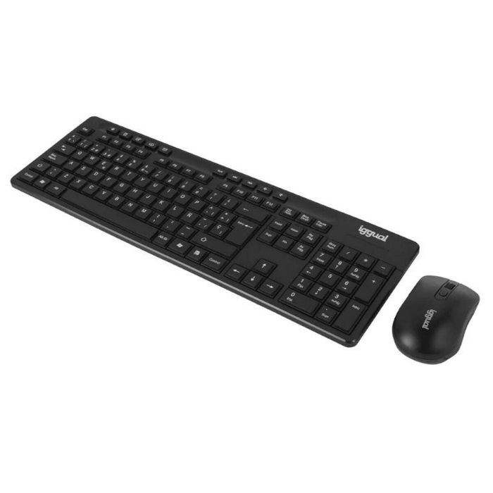 Teclado y Ratón iggual IGG319277 Negro Qwerty Español QWERTY 3