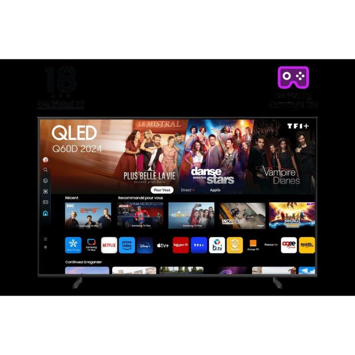 Smart TV Samsung 43" 4K Ultra HD LED HDR QLED 3