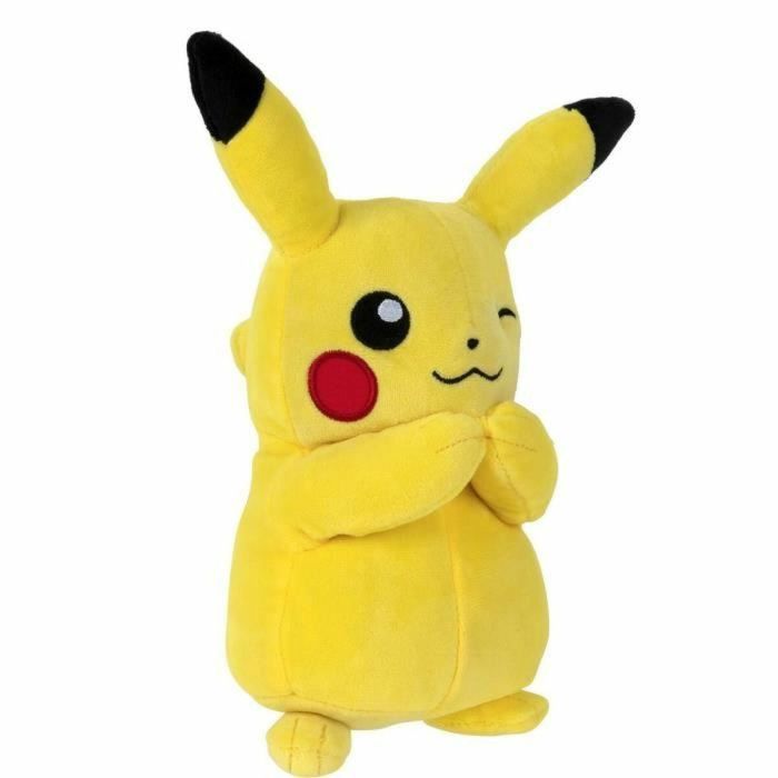 Peluche - Pokémon Pikachu - Bandai - 20 cm - Muy blandito - Licencia Oficial - Juguete para niños a partir de 2 años 3