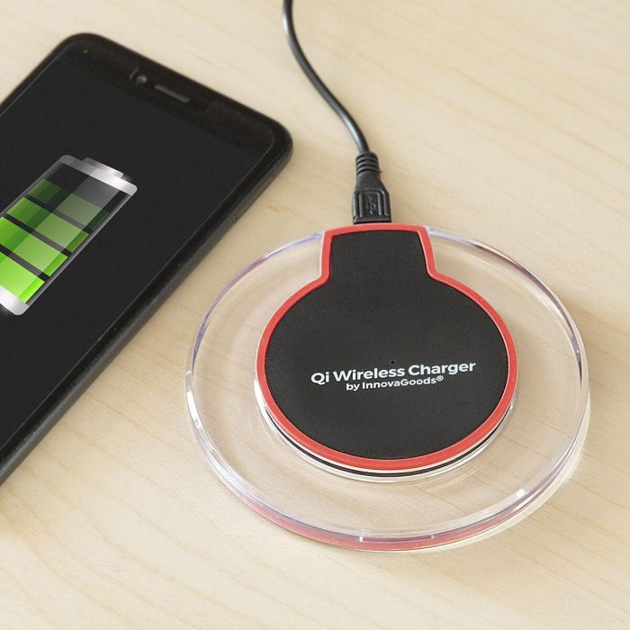 Cargador Inalámbrico para Smartphones Qi InnovaGoods 3 Cargador Inalámbrico para Smartphones Qi InnovaGoods 3