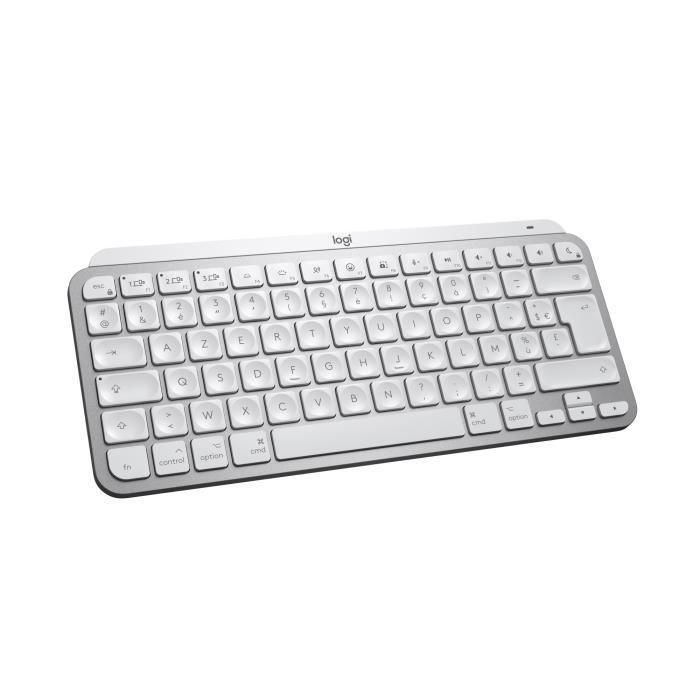 Teclado inalámbrico Logitech - MX Keys Mini - MAC - Compacto, Bluetooth, retroiluminado para MAC, iOS, Windows, Linux, Android