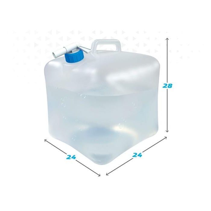 Botella de Agua Aktive Polietileno 15 L 24 x 28 x 24 cm (12 Unidades) 1
