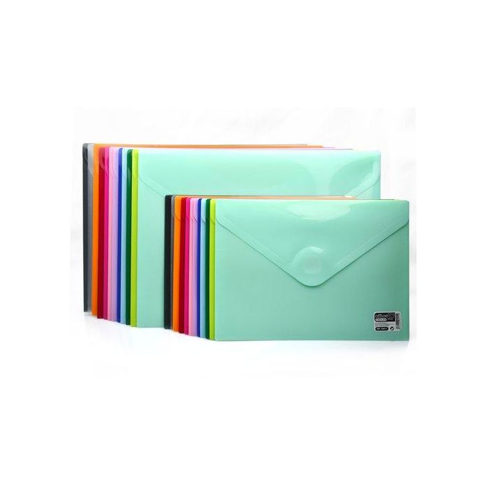 Dosier Sobre Office Box Pp Velcro A4 + Colorline 12 unidades