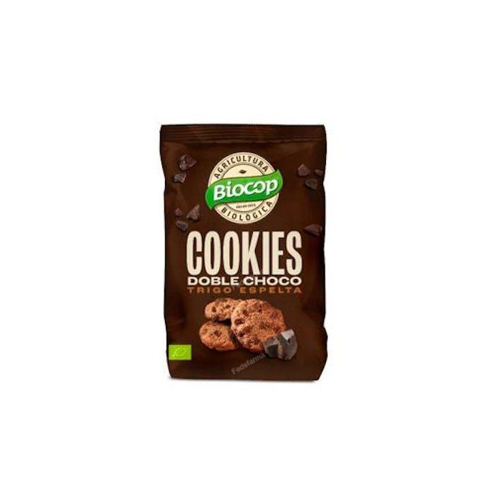 BIOCOP Cookies de Trigo Espelta Doble Choco Crujientes 200 Gr