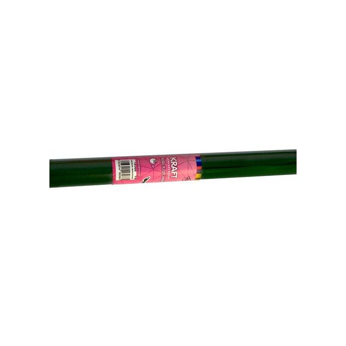 Papel De Embalar Kraft Impreso Rollo Fabrisa 1X3 Verde Navidad