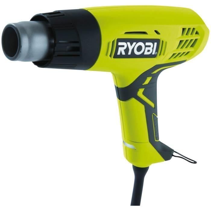 Ryobi Rascador Térmico 2000W, 2 Temperaturas 400-600°C, 2 Flujos de Aire 250/500 l/min, 2 Boquillas 0 Ryobi Rascador Térmico 2000W, 2 Temperaturas 400-600°C, 2 Flujos de Aire 250/500 l/min, 2 Boquillas 0