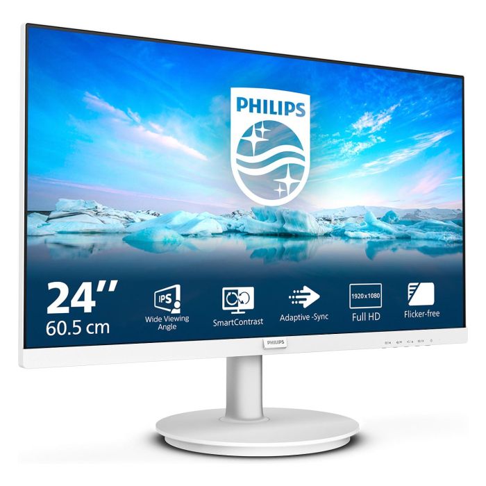Philips 241V8AW Monitor 23.8" Full HD IPS 100Hz Blanco HDMI 1 Philips 241V8AW Monitor 23.8" Full HD IPS 100Hz Blanco HDMI 1