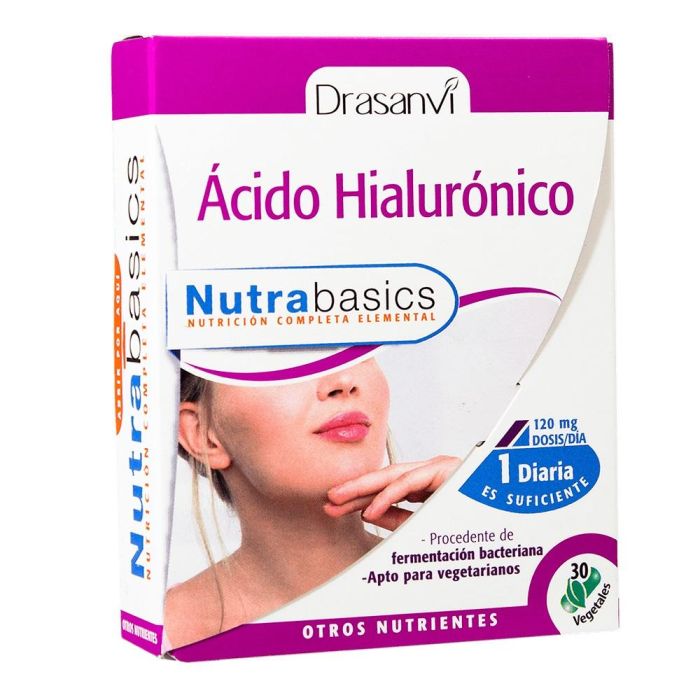 DRASANVI Nutrabasics Ácido Hialurónico 120mg 30 Cápsulas DRASANVI Nutrabasics Ácido Hialurónico 120mg 30 Cápsulas