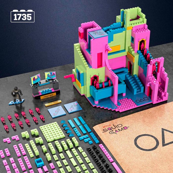 Mega Bloks Squid Game La Escalera HYL45 Mattel Coleccionable 1