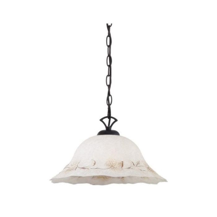 Lámpara Colgante de Estilo Clásico FOGLIA E27 1 Luz (Sin Bombilla) [I-L-7533]
