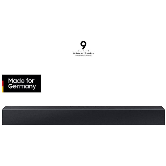 Samsung HW-C410G Soundbar 2.0 Canales 40W con Dolby Audio y DTS 2.0, Bluetooth, USB, Montaje en Pared, Color Negro/Titanio 0 Samsung HW-C410G Soundbar 2.0 Canales 40W con Dolby Audio y DTS 2.0, Bluetooth, USB, Montaje en Pared, Color Negro/Titanio 0