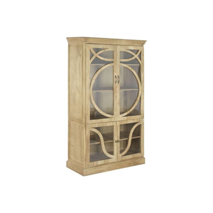 Vitrina Home ESPRIT Natural Madera Madera de mango 120 x 50 x 205 cm