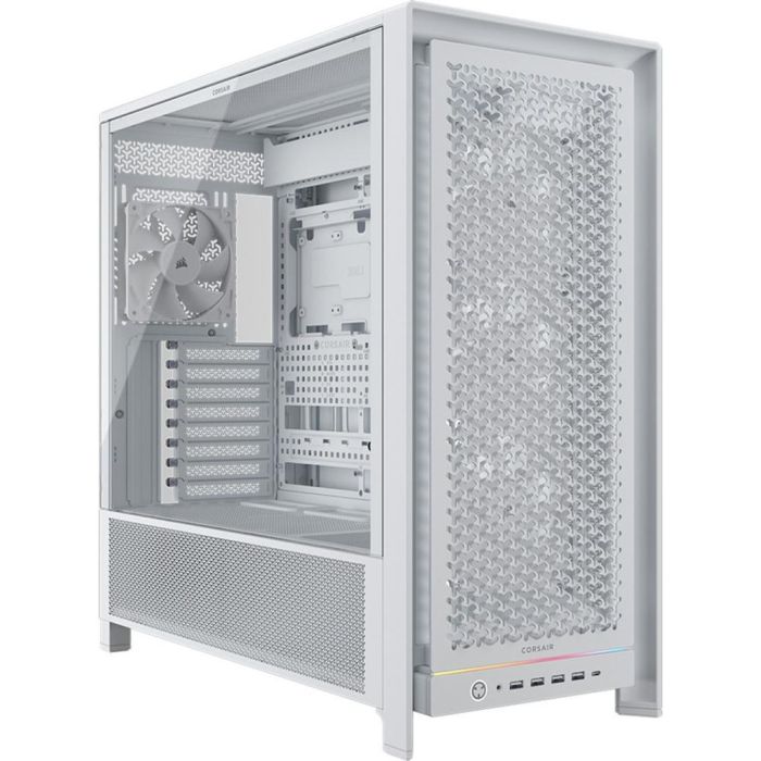 Corsair CC-9011308-WW Caja PC Midi Tower 5000D RS Blanco para ATX, EATX, Micro ATX, Mini-ITX con Ventana Lateral 0 Corsair CC-9011308-WW Caja PC Midi Tower 5000D RS Blanco para ATX, EATX, Micro ATX, Mini-ITX con Ventana Lateral 0