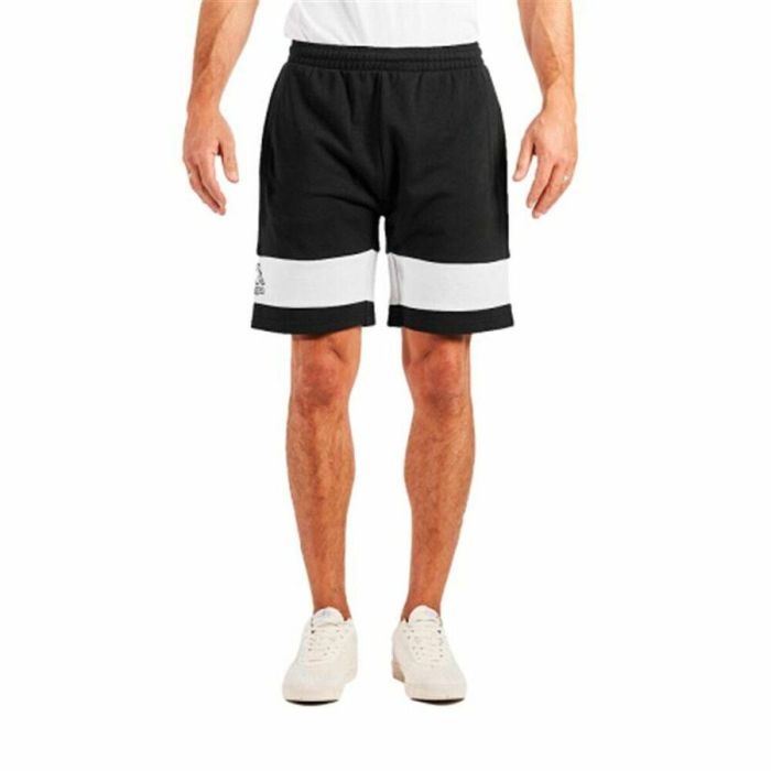 Pantalones Cortos Deportivos para Hombre Kappa Drit Negro 0 Pantalones Cortos Deportivos para Hombre Kappa Drit Negro 0