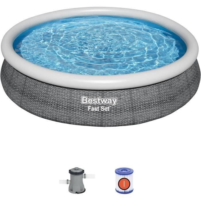 Piscina Hinchable Bestway 366 x 76 cm Gris 5377 L 1