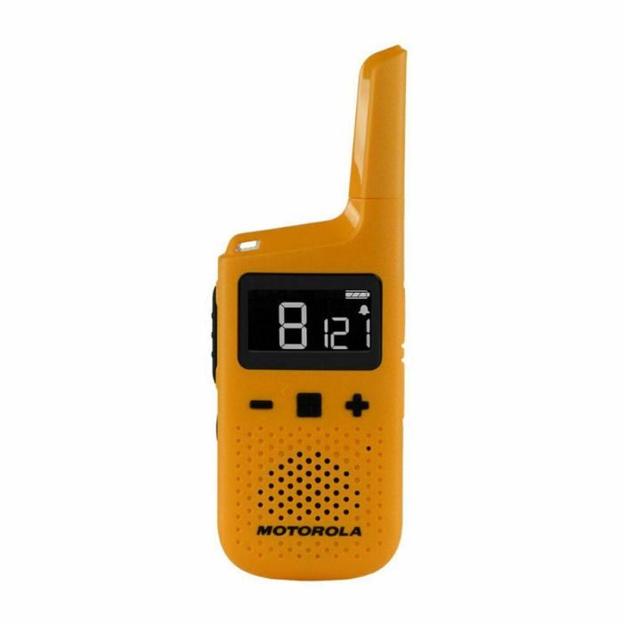Motorola Walkie Talkies TALKABOUT T72 Amarillo - Alcance 8 km - PMR446 - 16 Canales - 121 Códigos 0 Motorola Walkie Talkies TALKABOUT T72 Amarillo - Alcance 8 km - PMR446 - 16 Canales - 121 Códigos 0