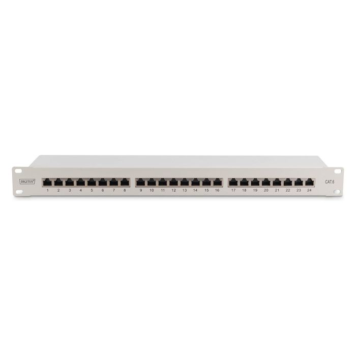 Digitus Patchpanel 1HE 24-Port Cat6 RJ-45 Gris