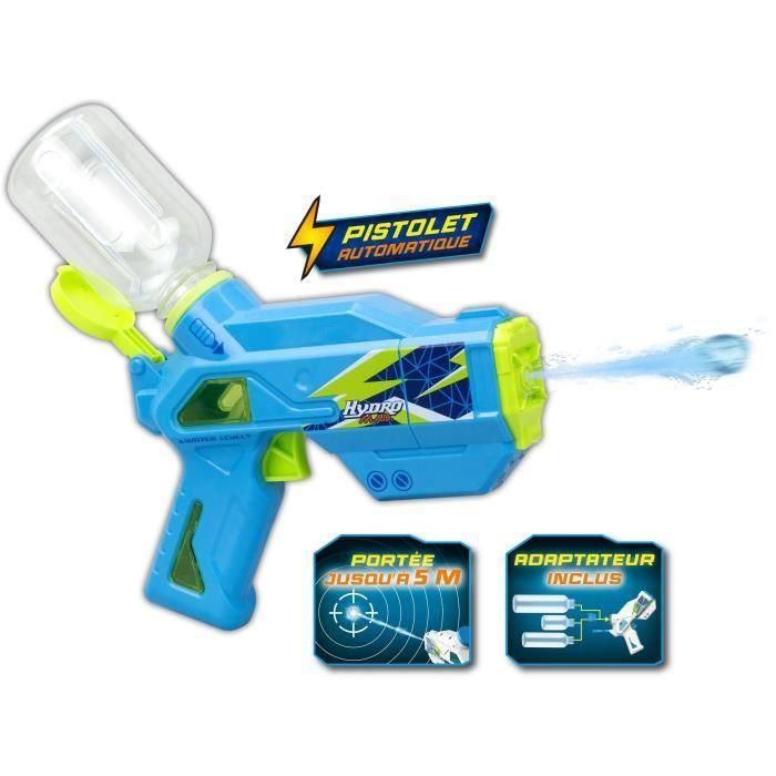 Silverlit SIL4891813811534 Pistola de Agua Electrónica Hydro Mad Mini Blaster ASST - Para Niños +8 Años Silverlit SIL4891813811534 Pistola de Agua Electrónica Hydro Mad Mini Blaster ASST - Para Niños +8 Años