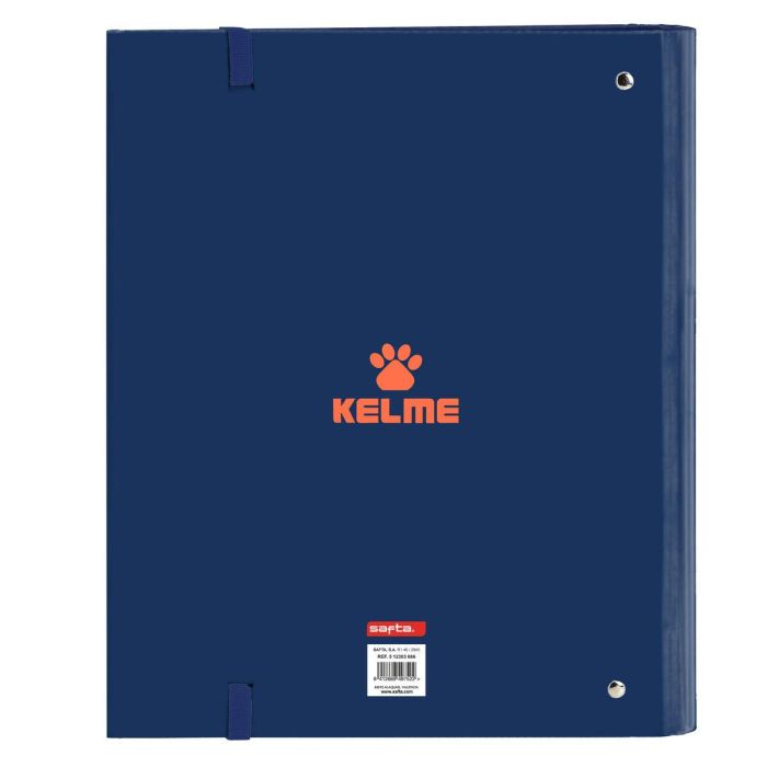 Carpeta de anillas Kelme Navy blue Naranja Azul marino (27 x 32 x 3.5 cm) 1