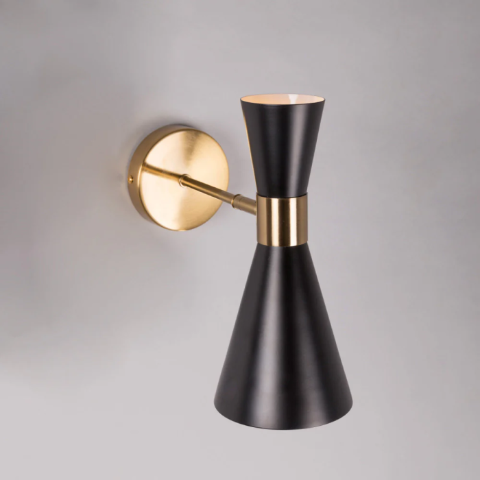 Aplique Neya Metal Pared Luz Retro Diseño Elegante SKD-W1012 4