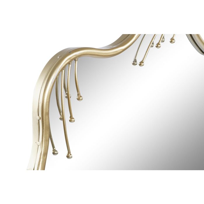 DKD Home Decor Espejo Dorado Metal y Cristal 2 x 73 x 73 cm 1