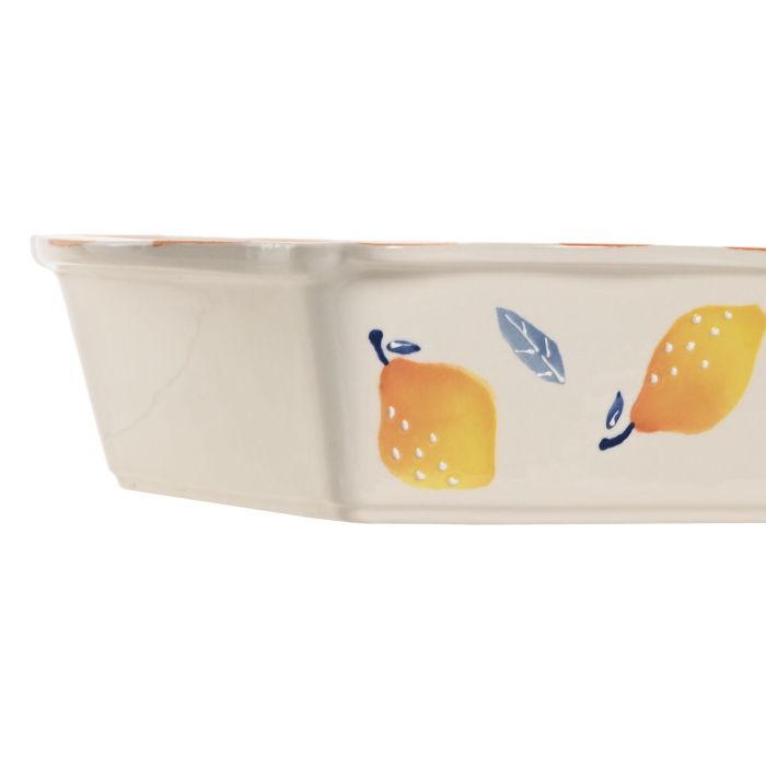 Bandeja Mediterraneo DKD Home Decor Azul Amarillo 20.3 x 7.5 x 32.5 cm (2 Unidades) 2