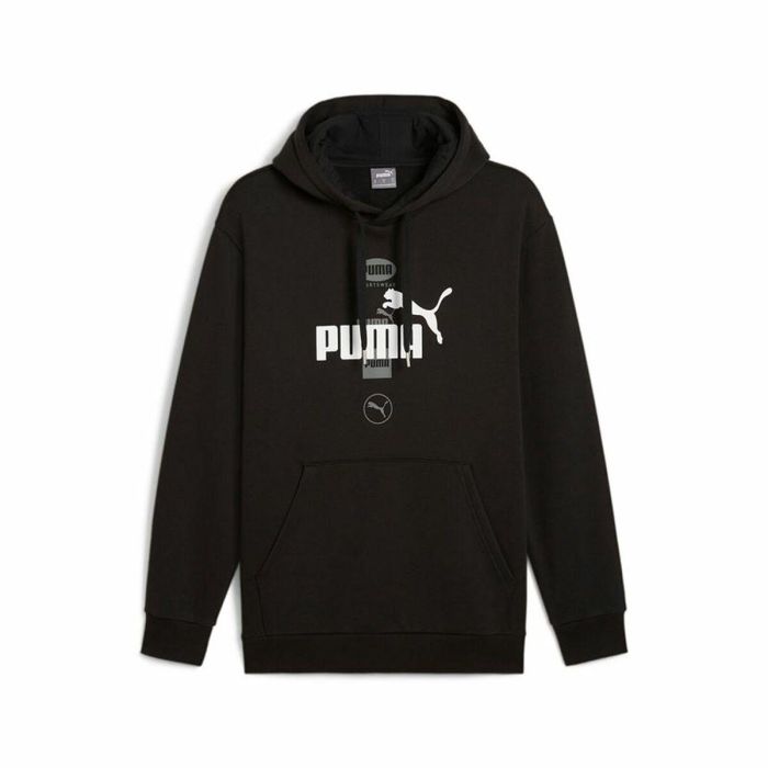 Sudadera con Capucha Hombre Puma Puma Power Graphic Negro 0 Sudadera con Capucha Hombre Puma Puma Power Graphic Negro 0