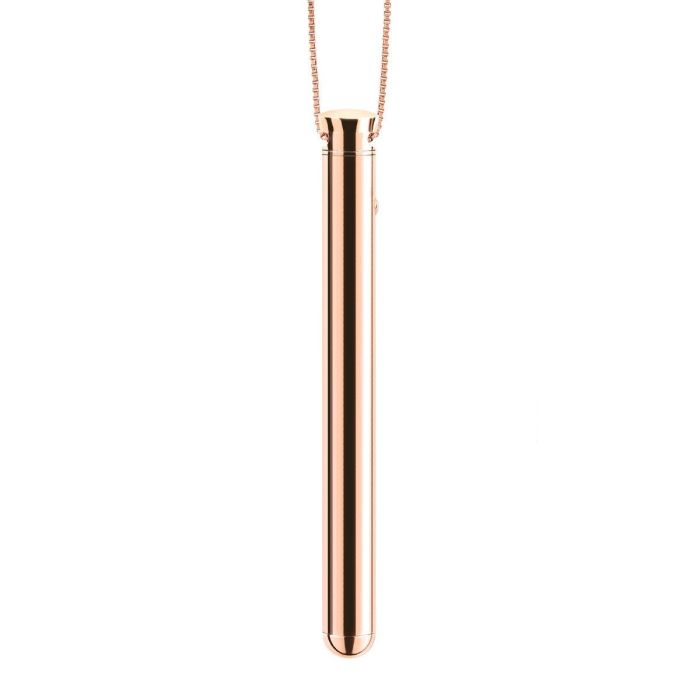 Bala Vibradora Le Wand Necklace Colgante Rosa Dorado 1 Bala Vibradora Le Wand Necklace Colgante Rosa Dorado 1