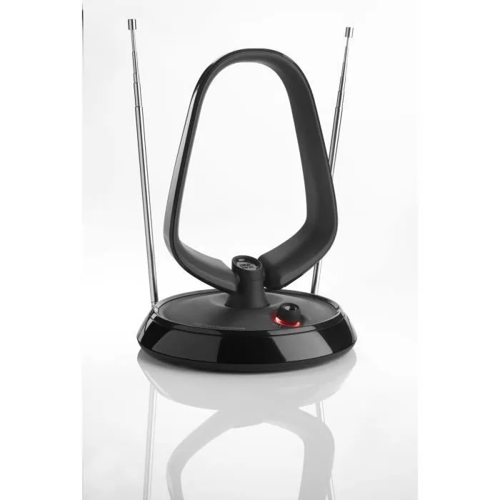 One For All Antena Interior Amplificada UNA PARA TODOS TDT, 15 km Alcance, Filtro 3G/4G/5G/LTE 3