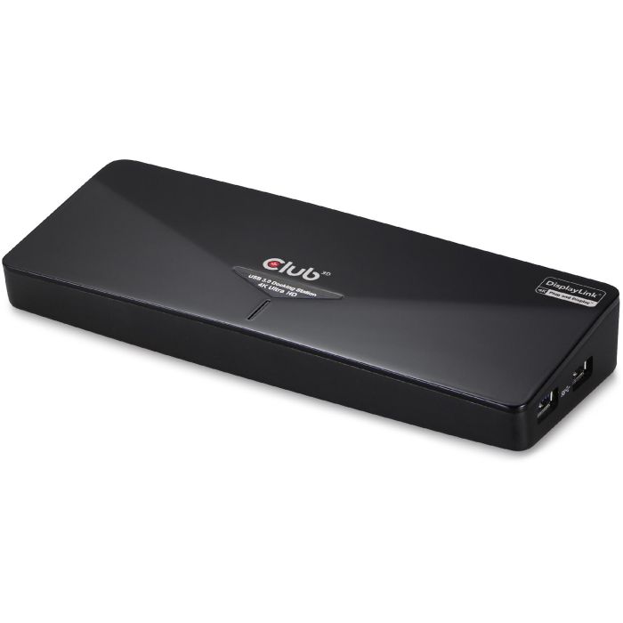 Club3D Docking Station USB 3.0 4K UHD Triple Pantalla (HDMI, DisplayPort, DVI) con Ethernet y USB Hub - Negro 7 Club3D Docking Station USB 3.0 4K UHD Triple Pantalla (HDMI, DisplayPort, DVI) con Ethernet y USB Hub - Negro 7