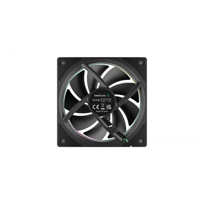 Deepcool Ventilador PC FL12-3IN1 ARGB 3x120mm Negro - Pack de 3 Ventiladores PWM con Luz ARGB