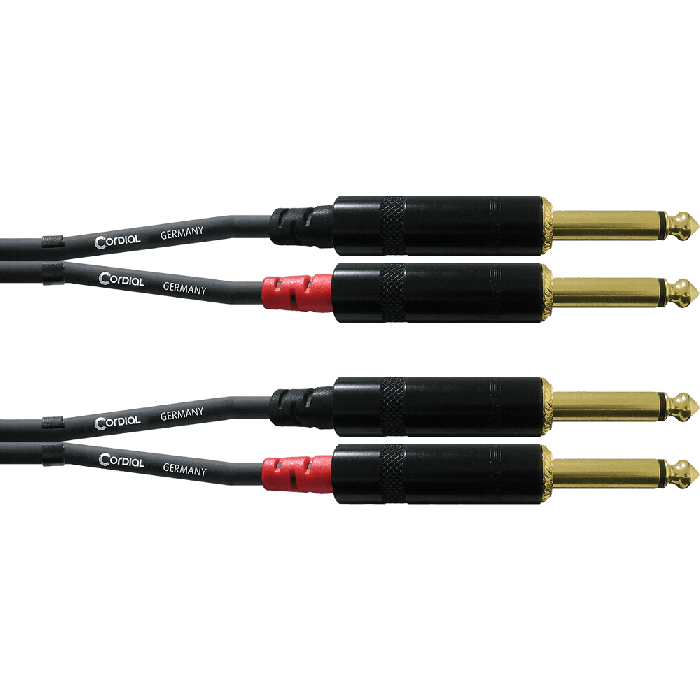 Cable De Audio Jack Doble Mono 1,5 M Cable De Audio Jack Doble Mono 1,5 M