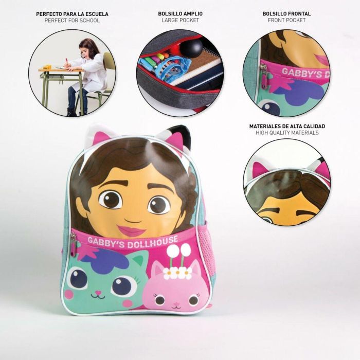 Cerdá Mochila Escolar Infantil Gabby's Dollhouse Lila 2.5x3.0x1.0cm Niños +3 Años 7 Cerdá Mochila Escolar Infantil Gabby's Dollhouse Lila 2.5x3.0x1.0cm Niños +3 Años 7