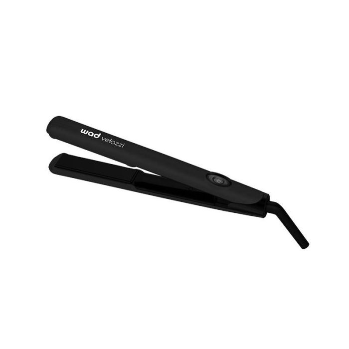 Wad Professional Beauty Plancha Velozzi Black con Placas de Titanio, Rayos Infrarrojos y Generador de Iones, Temperatura Ajustable 90-230°C
